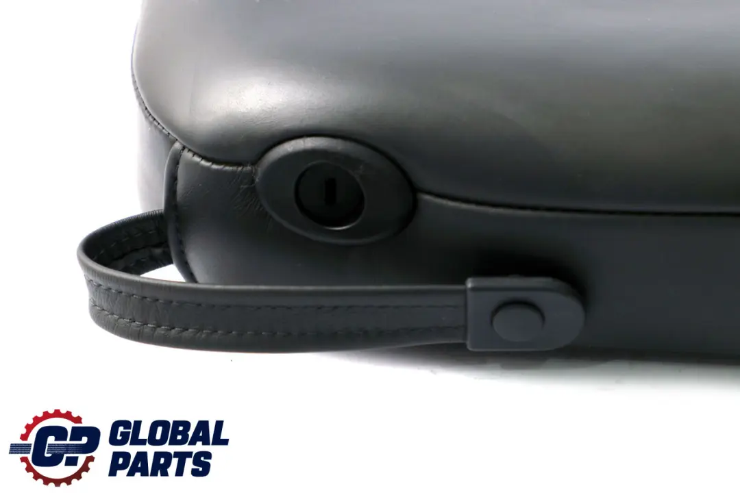 Left N/S Leather Seat Backrest Panther Black to Mini Cabrio R52 Rear with Part number 7133067 Mini Cabrio R52 Rear Left N/S Leather Seat Backrest Panther Black - SKU 7133067 - Part number 7133067