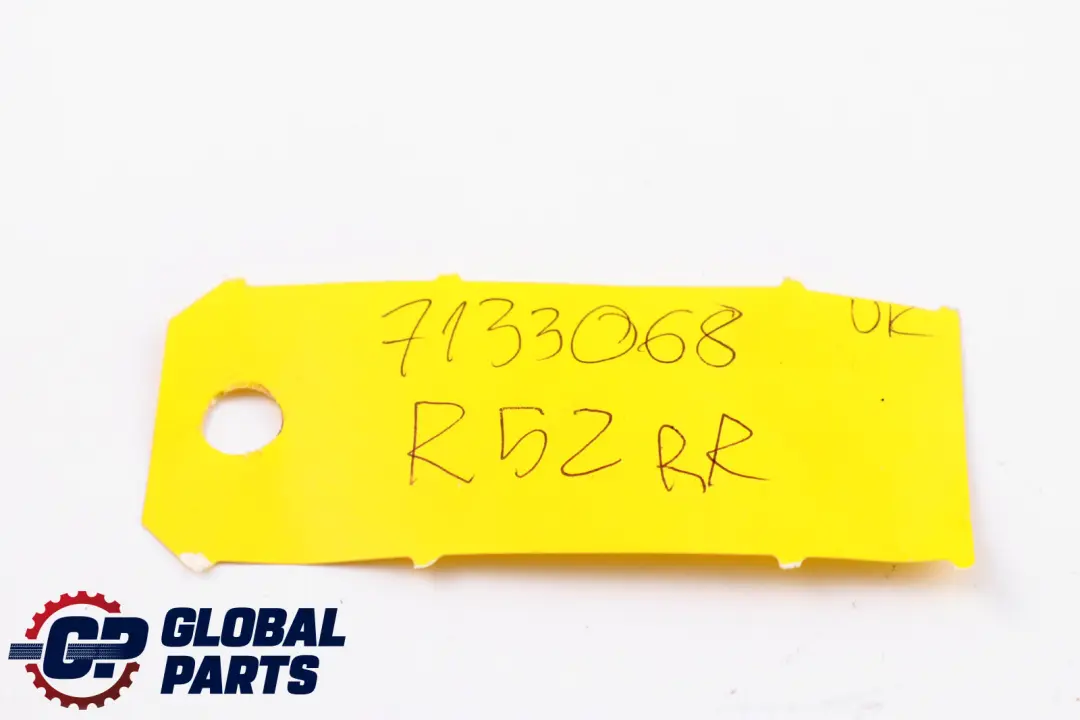 Right O/S Leather Seat Backrest Panther Black to Mini Cabrio R52 Rear with Part number 7133068 Mini Cabrio R52 Rear Right O/S Leather Seat Backrest Panther Black - SKU 7133068 - Part number 7133068