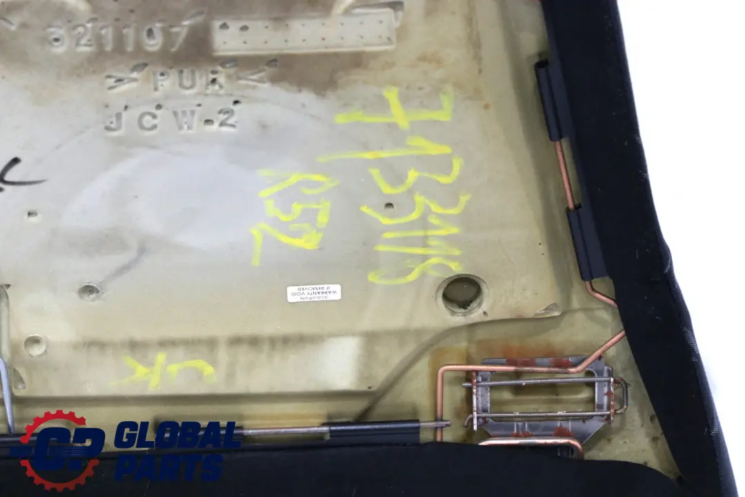 Back Cover Bench Sofa Base Cloth Panther Black to BMW Mini Cabrio R52 Rear Seat with Part number 7133118 BMW Mini Cabrio R52 Rear Seat Back Cover Bench Sofa Base Cloth Panther Black - SKU 7133118 - Part number 7133118