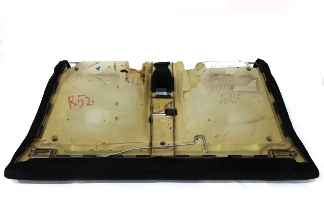 Mini Cabrio R52 Respaldo Trasero Sofa Banco Asiento Sofa Tela Molette Negro - SKU 7133145 - Número de pieza 7133145