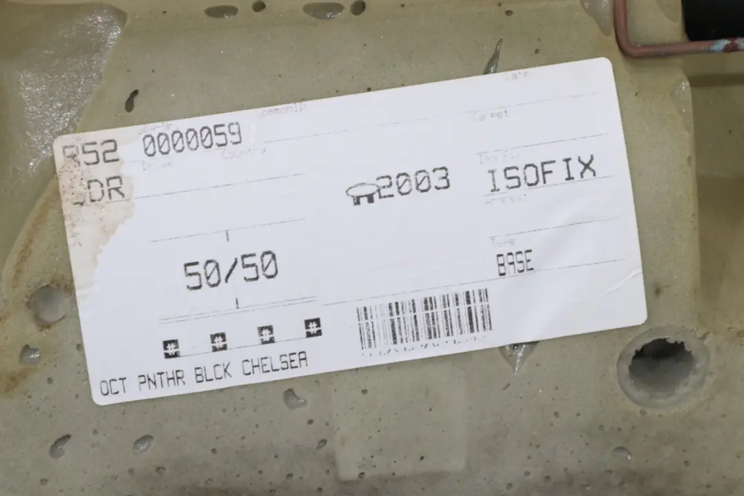 Panca Posteriore Divano Riferimento Sedile Tessuto per Mini Cabrio R52 con numero di parte 7133145 Mini Cabrio R52 Panca Posteriore Divano Riferimento Sedile Tessuto - SKU 7133145 - Numero di parte 7133145