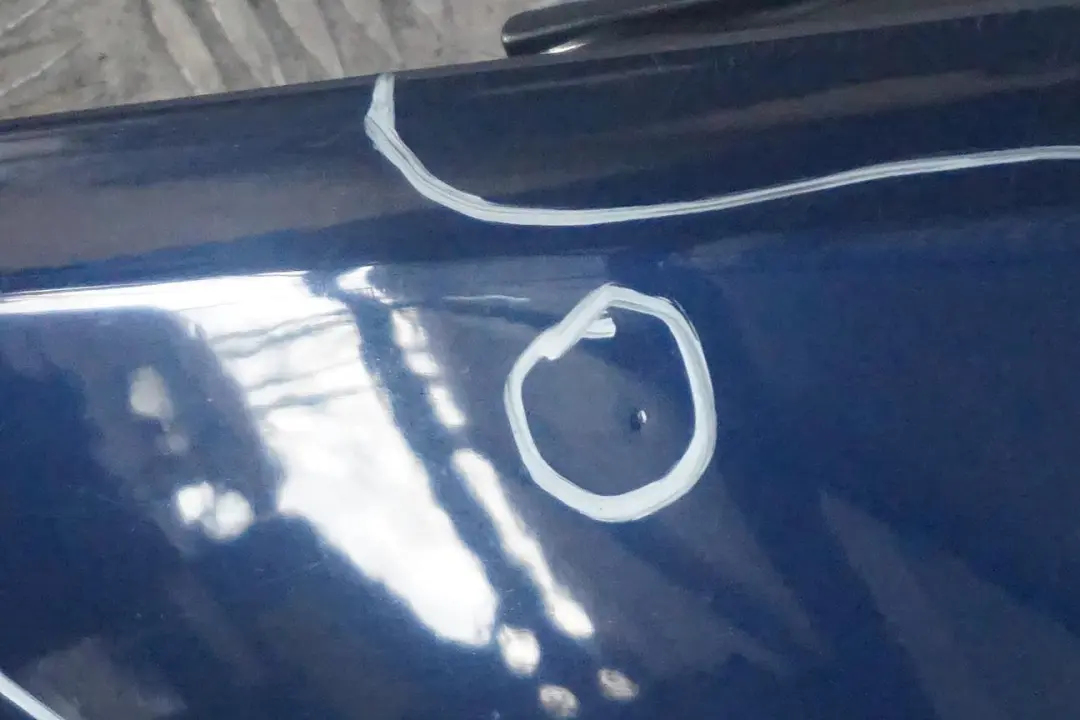 Side Panel Wing Fender Front Left N/S Tiefseeblau Blue A76 to BMW 1 Series E81 E87 with Part number 7133227 BMW 1 Series E81 E87 Side Panel Wing Fender Front Left N/S Tiefseeblau Blue A76 - SKU 7133227-DSB - Part number 7133227