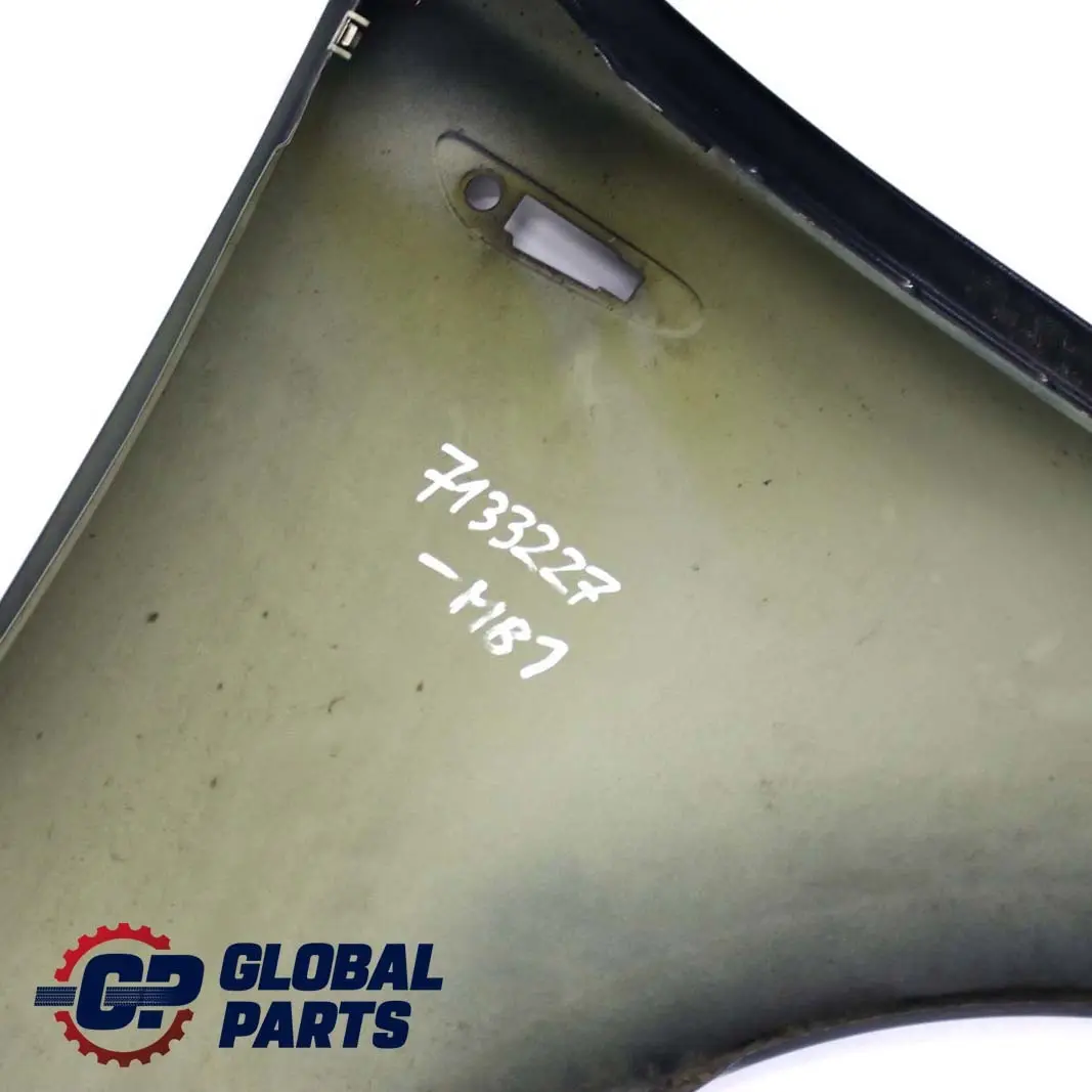 Side Panel Wing Fender Front Left N/S Monacoblau Blue - A35 to BMW 1 E81 E87 1 with Part number 7133227 BMW 1 E81 E87 1 Side Panel Wing Fender Front Left N/S Monacoblau Blue - A35 - SKU 7133227-MB1 - Part number 7133227