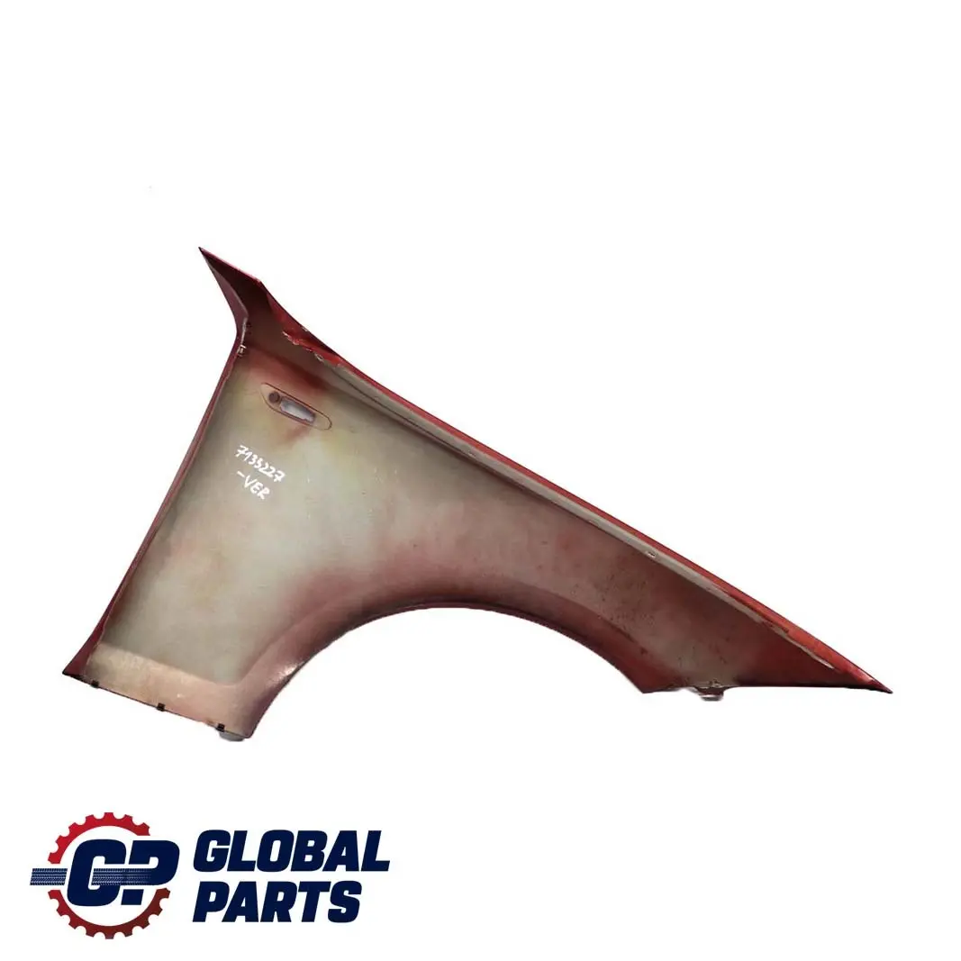 Panel Lateral Guardabarros Delantero Izquierdo Vermilionrot Rojo A82 para BMW E81 E87 con número de pieza 7133227 BMW E81 E87 Panel Lateral Guardabarros Delantero Izquierdo Vermilionrot Rojo A82 - SKU 7133227-VER - Número de pieza 7133227