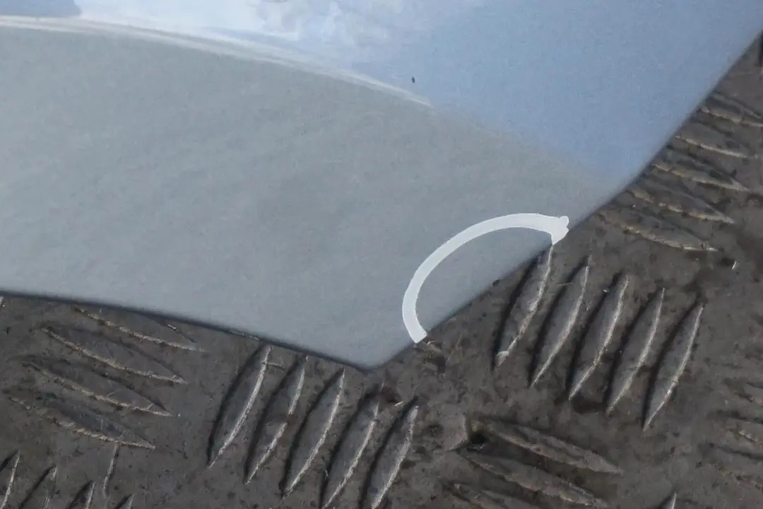 BMW 1 E81 E87 2 Side Panel Fender Wing Front Right O/S Quarzblau Blue A18 - SKU 7133228-QB2 - Part number 7133228