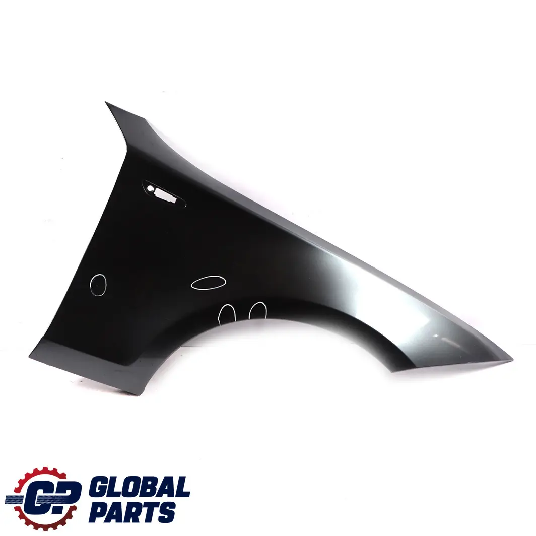 Side Panel Fender Wing Front Right O/S Sparkling Graphite - A22 to BMW E81 E82 E87 with Part number 7133228 BMW E81 E82 E87 Side Panel Fender Wing Front Right O/S Sparkling Graphite - A22 - SKU 7133228-SG3 - Part number 7133228