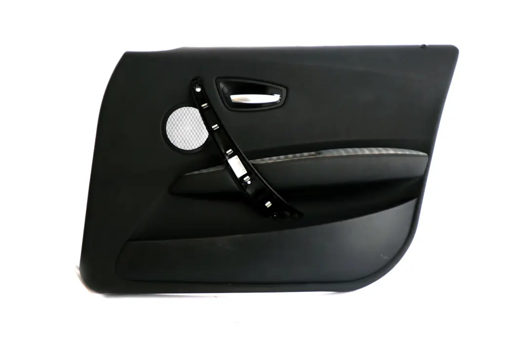 BMW E87 3 Delantero Derecho Interior Panel Tarjeta Puerta Negro Folienteil - SKU 7133300-3 - Número de pieza 7133300