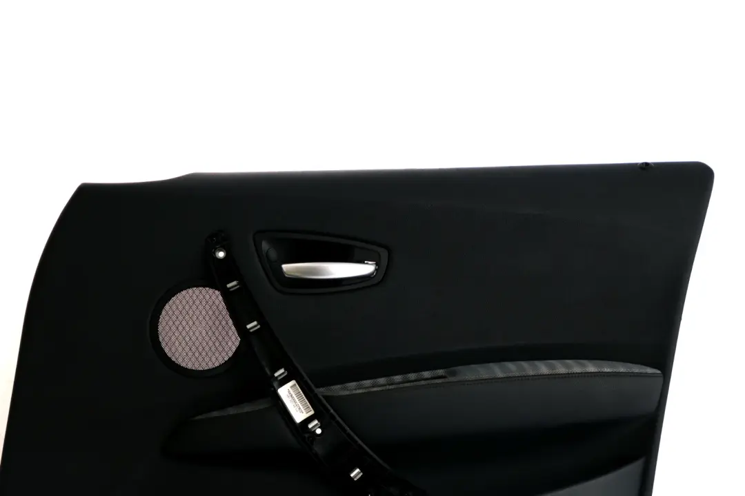 Delantero Derecho Interior Panel Tarjeta Puerta Negro Folienteil para BMW E87 3 con número de pieza 7133300 BMW E87 3 Delantero Derecho Interior Panel Tarjeta Puerta Negro Folienteil - SKU 7133300-3 - Número de pieza 7133300