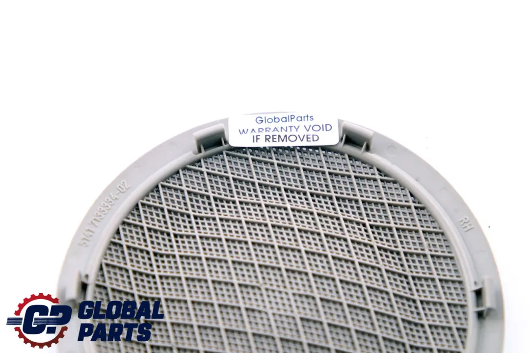 BMW E87 Cubierta Altavoz Negro Embellecedor Puerta Derecha Alaskagrau 7133334 - SKU 7133338 - Número de pieza 7133338