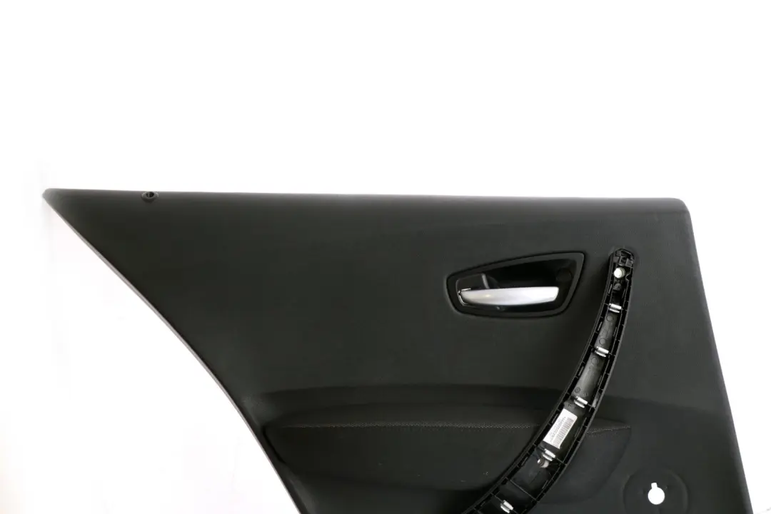 Left N/S Door Card Trim Panel Black Anthracite Network to BMW 1 Series E87 Rear with Part number 7133351 BMW 1 Series E87 Rear Left N/S Door Card Trim Panel Black Anthracite Network - SKU 7133351-1 - Part number 7133351