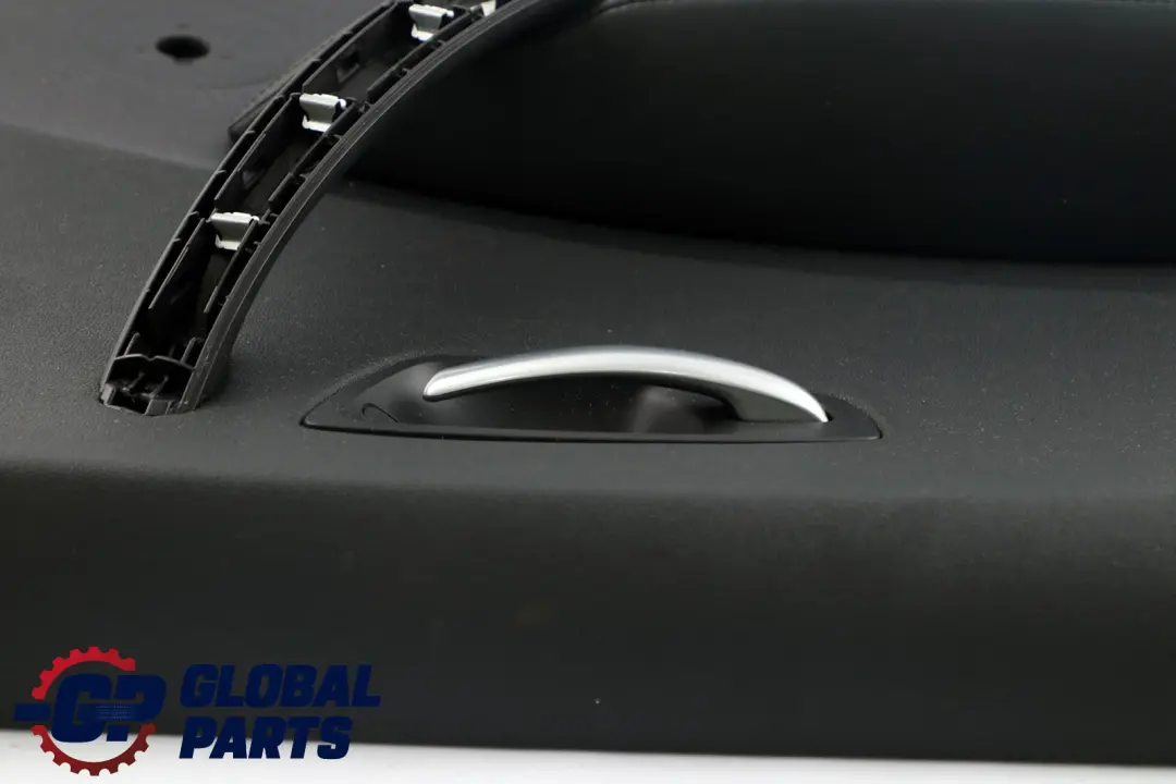 Left N/S Door Card Trim Panel Black Leather Boston to BMW 1 Series E87 Rear with Part number 7133351 BMW 1 Series E87 Rear Left N/S Door Card Trim Panel Black Leather Boston - SKU 7133351-3 - Part number 7133351