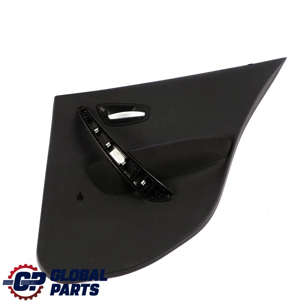 BMW 1 Series E87 Rear Right O/S Door Card Trim Panel Black Fabric Monaco Blue