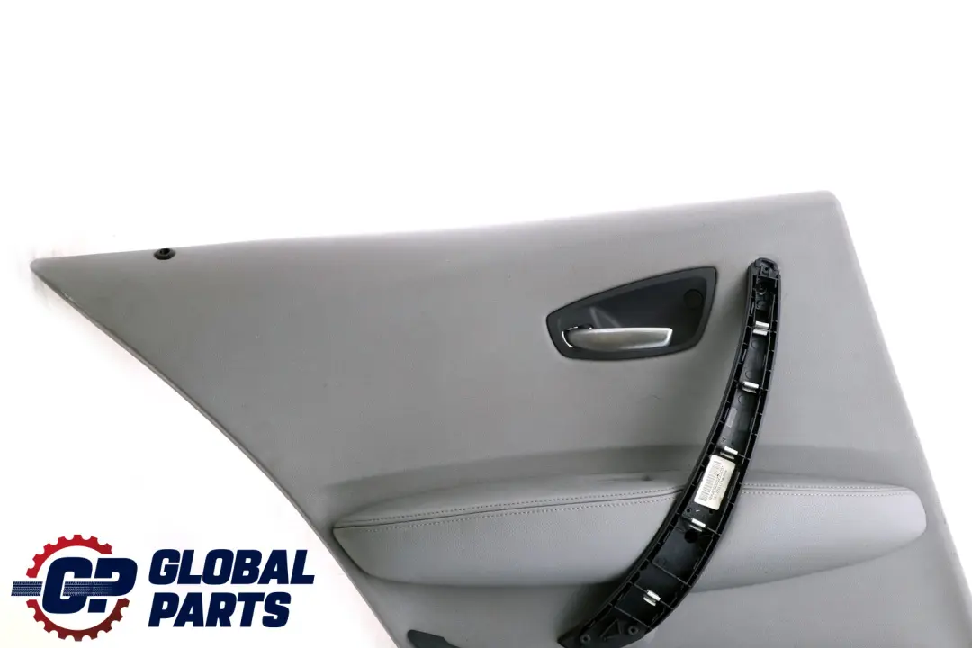 Left N/S Door Card Trim Panel Leather Alaskagrau Grey to BMW 1 Series E87 Rear with Part number 7133353 BMW 1 Series E87 Rear Left N/S Door Card Trim Panel Leather Alaskagrau Grey - SKU 7133353-1 - Part number 7133353