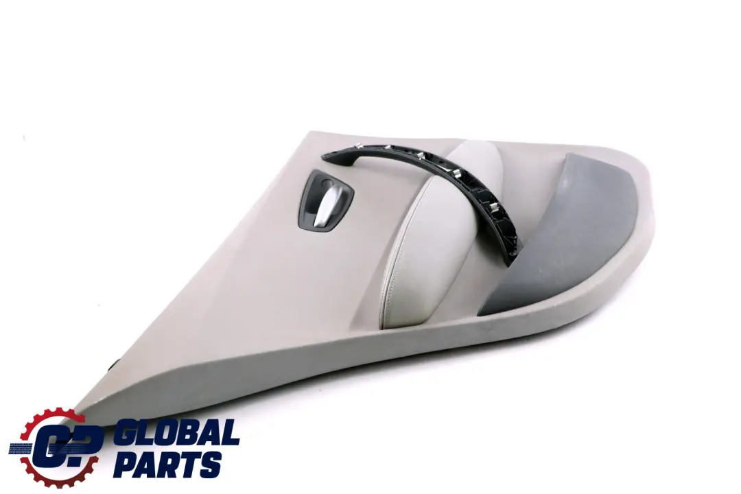 Left N/S Door Card Trim Panel Leather Alaskagrau Grey to BMW 1 Series E87 Rear with Part number 7133353 BMW 1 Series E87 Rear Left N/S Door Card Trim Panel Leather Alaskagrau Grey - SKU 7133353-1 - Part number 7133353