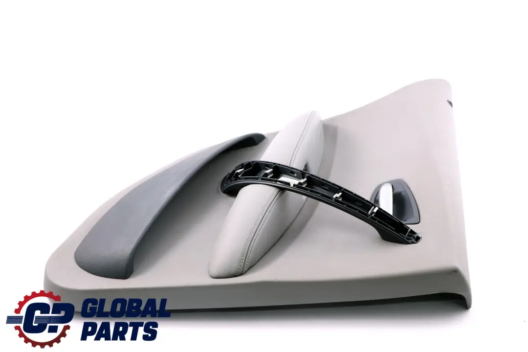 Left N/S Door Card Trim Panel Leather Alaskagrau Grey to BMW 1 Series E87 Rear with Part number 7133353 BMW 1 Series E87 Rear Left N/S Door Card Trim Panel Leather Alaskagrau Grey - SKU 7133353-1 - Part number 7133353
