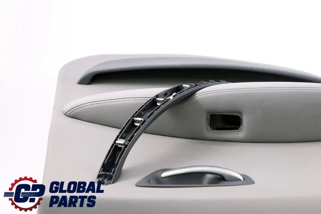 Left N/S Door Card Trim Panel Leather Alaskagrau Grey to BMW 1 Series E87 Rear with Part number 7133353 BMW 1 Series E87 Rear Left N/S Door Card Trim Panel Leather Alaskagrau Grey - SKU 7133353-1 - Part number 7133353