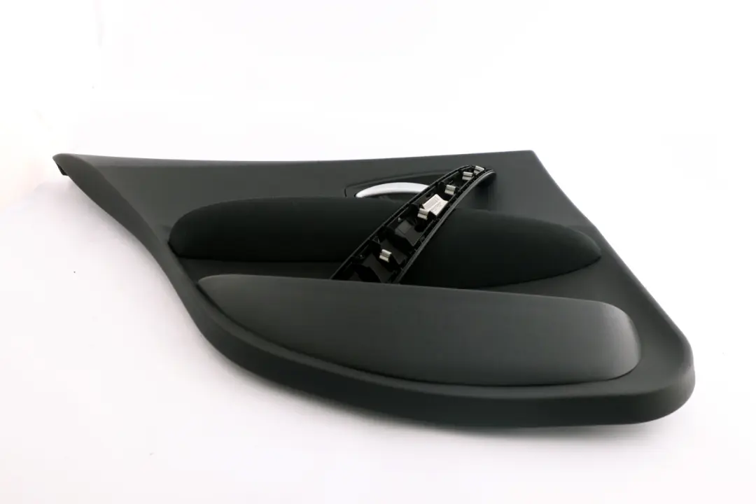 Left N/S Door Card Trim Panel Folienteil Schwarz Black to BMW 1 Series 1 E87 Rear with Part number 7133359 BMW 1 Series 1 E87 Rear Left N/S Door Card Trim Panel Folienteil Schwarz Black - SKU 7133359-1 - Part number 7133359