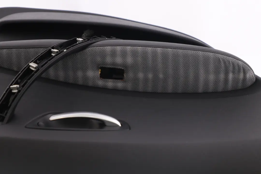 Left N/S Door Card Trim Panel Folienteil Schwarz Black to BMW 1 Series 2 E87 Rear with Part number 7133359 BMW 1 Series 2 E87 Rear Left N/S Door Card Trim Panel Folienteil Schwarz Black - SKU 7133359-2 - Part number 7133359