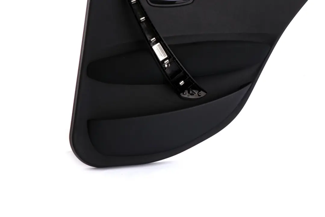 Right O/S Door Card Trim Panel Folienteil Schwarz Black to BMW 1 Series E87 1 Rear with Part number 7133360 BMW 1 Series E87 1 Rear Right O/S Door Card Trim Panel Folienteil Schwarz Black - SKU 7133360-1 - Part number 7133360
