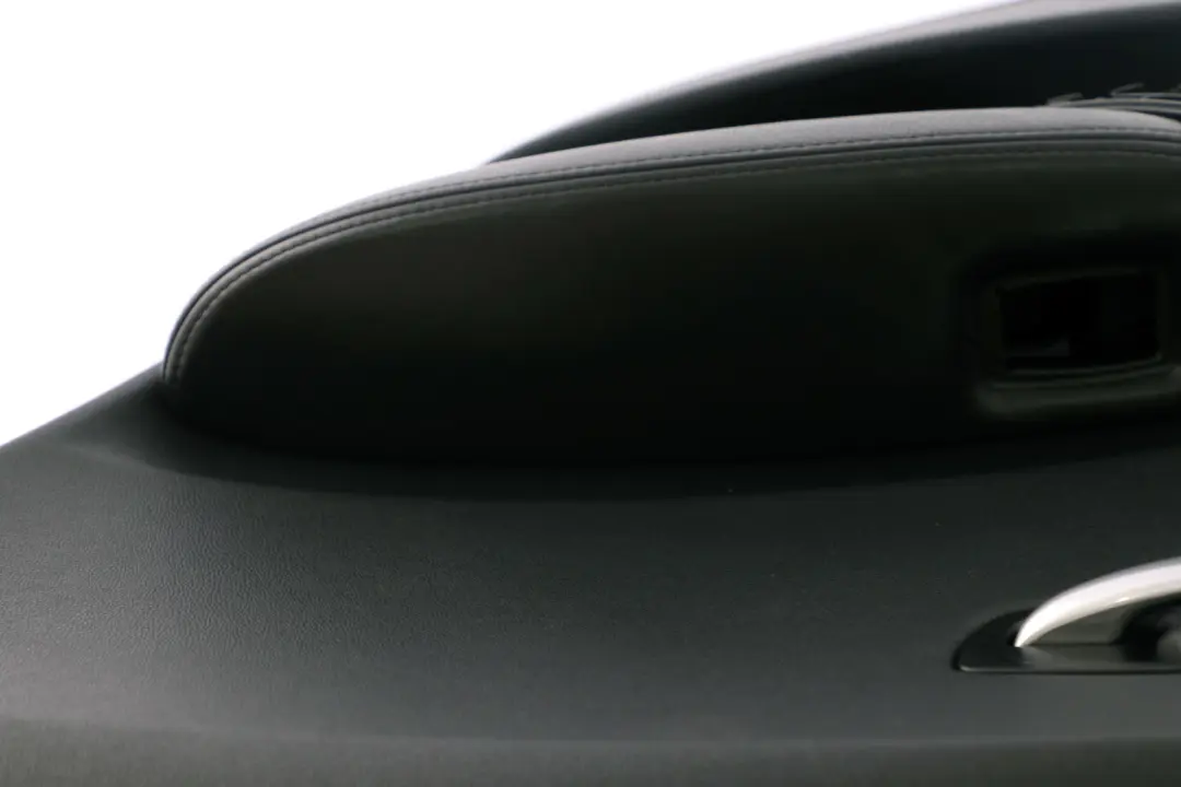 Right O/S Door Card Trim Panel Folienteil Black Leather to BMW 1 Series E87 3 Rear with Part number 7133360 BMW 1 Series E87 3 Rear Right O/S Door Card Trim Panel Folienteil Black Leather - SKU 7133360-3 - Part number 7133360