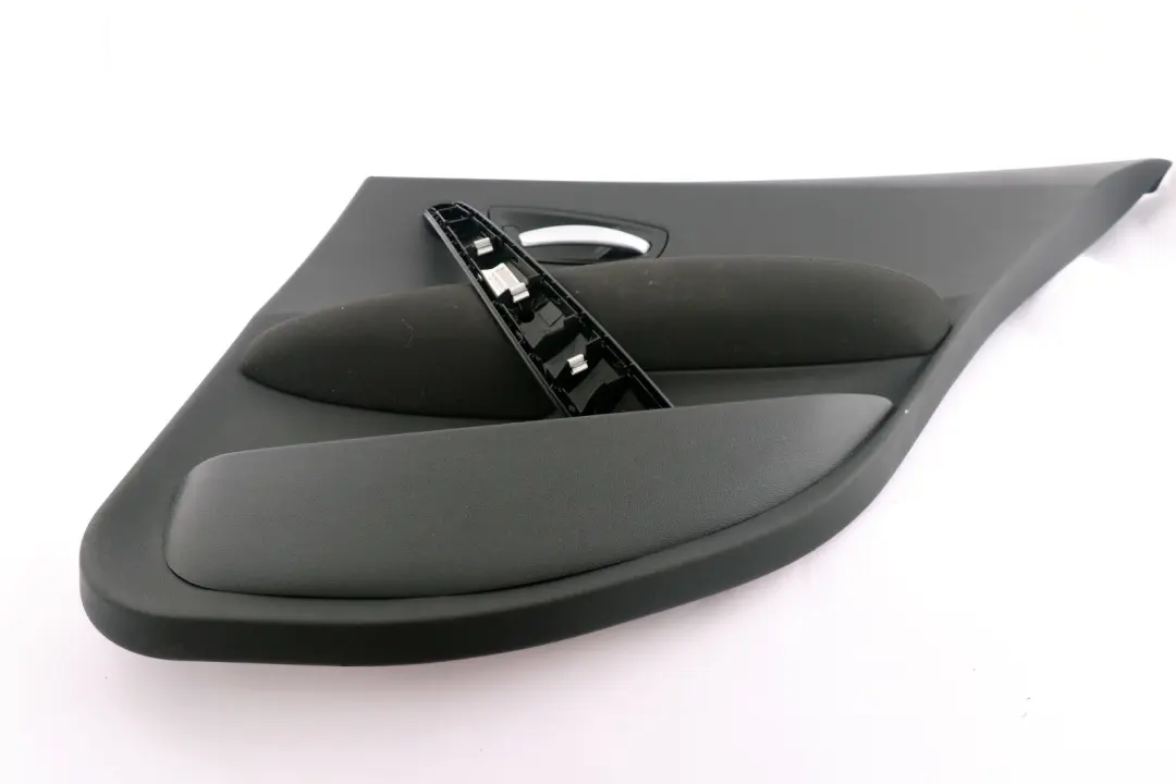 BMW E87 Rear Right O/S Door Card Trim Panel Folienteil Schwarz Black - SKU 7133360 - Part number 7133360