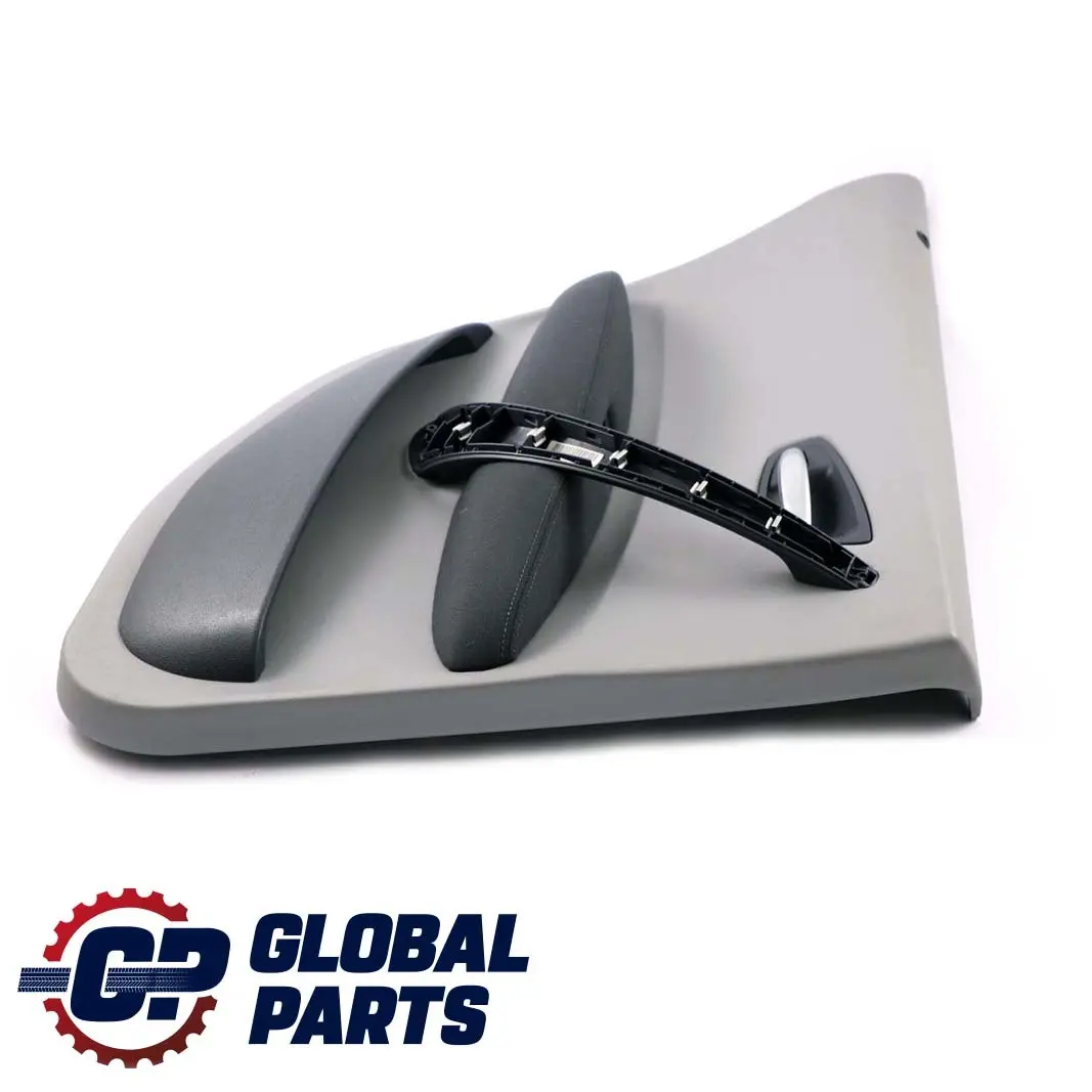 Left N/S Door Card Trim Panel Cloth Alaskagrau Grey to BMW 1 Series E87 Rear with Part number 7133361 BMW 1 Series E87 Rear Left N/S Door Card Trim Panel Cloth Alaskagrau Grey - SKU 7133361-2 - Part number 7133361