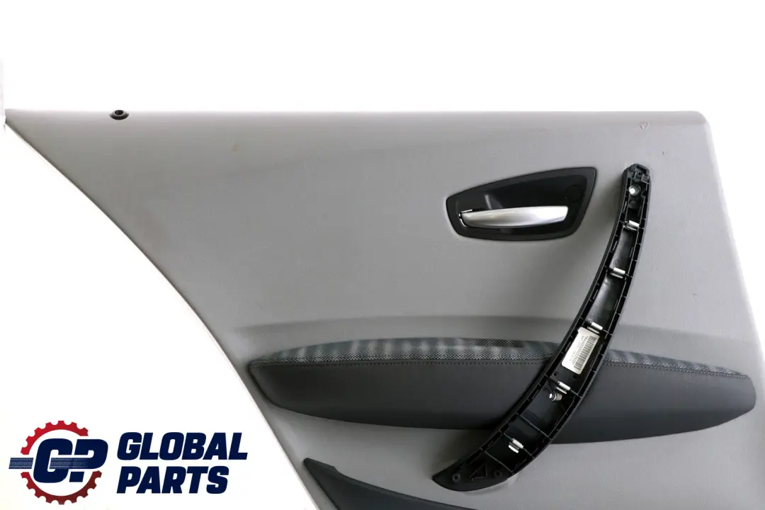 Door card trim panel rear left N/S ALASKAGRAU GREY FOLIENTEIL to BMW 1 SERIES E87 with Part number 51427133361 BMW 1 SERIES E87 Door card trim panel rear left N/S ALASKAGRAU GREY FOLIENTEIL - SKU 7133361 - Part number 51427133361