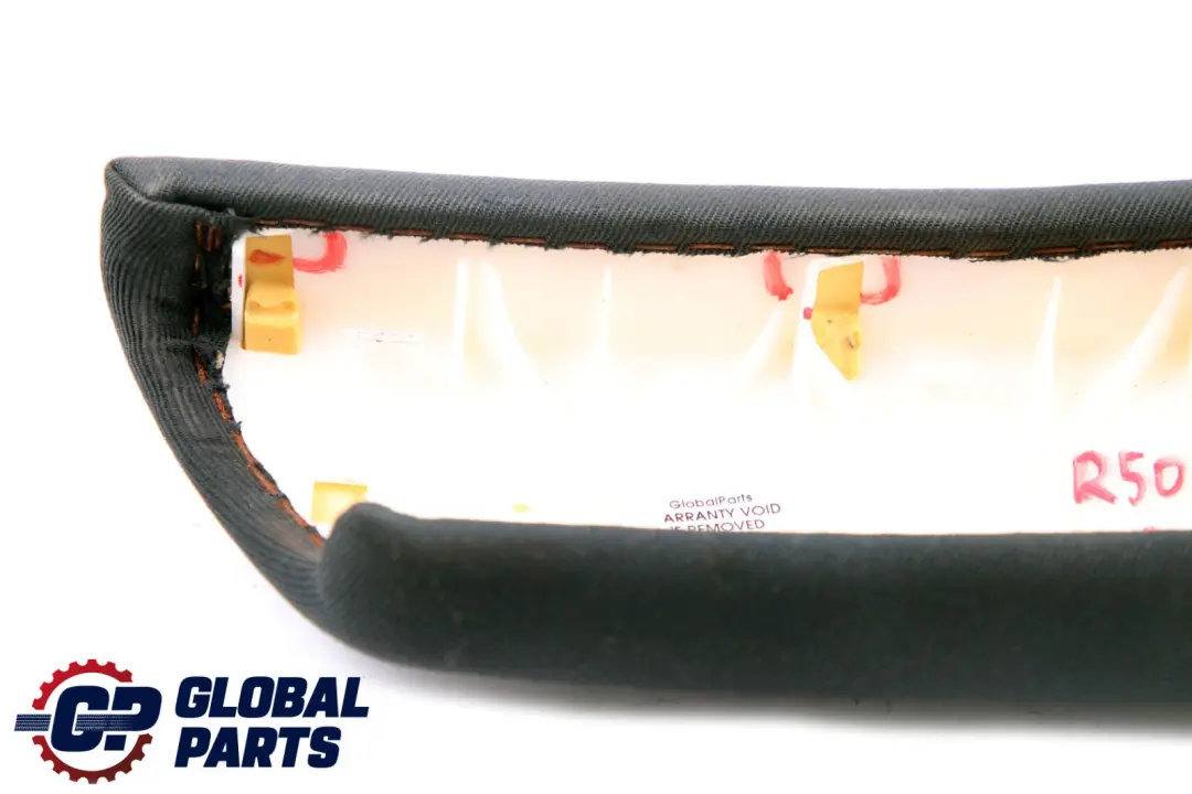 BMW Mini Cooper R50 R52 Armrest Door Cover Left Panel N/S Cloth Panther Black - SKU 7133501-1 - Part number 7133501