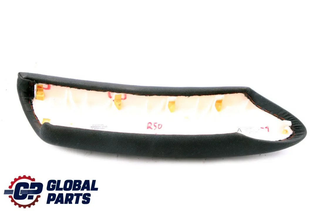 BMW Mini Cooper R50 R52 Armlehne Stoff Links Panther Black Schwarz - SKU 7133501-1 - Teilenummer 7133501