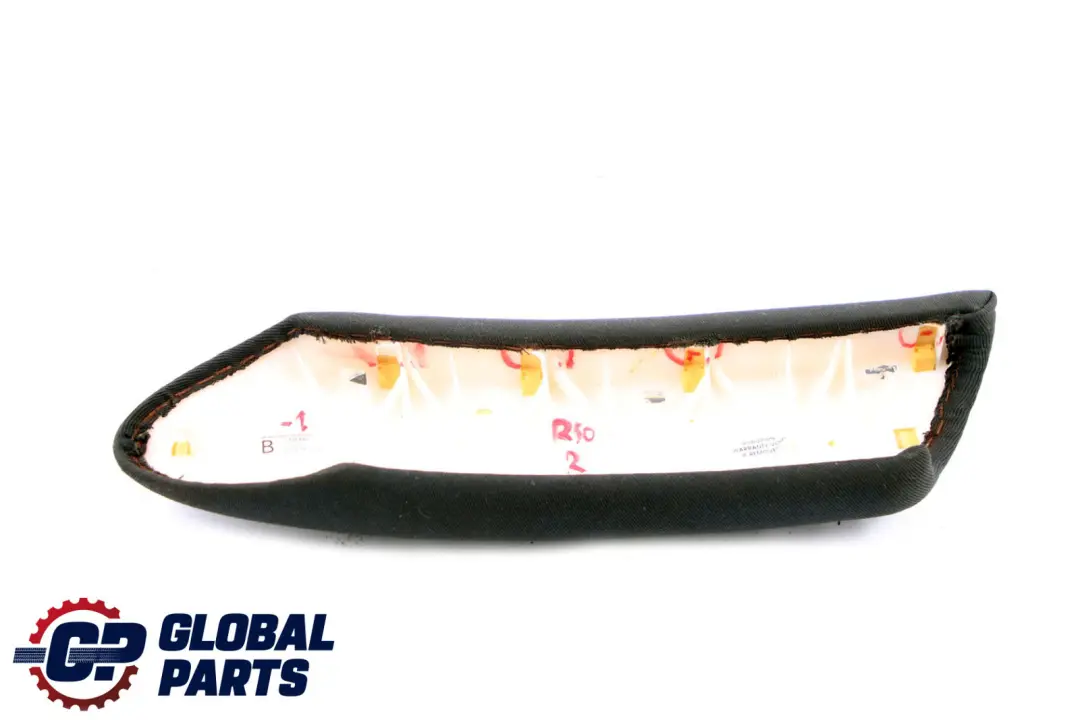 Armrest Door Cover Right Panel O/S Cloth Panther Black to BMW Mini Cooper R50 R52 with Part number 7133502 BMW Mini Cooper R50 R52 Armrest Door Cover Right Panel O/S Cloth Panther Black - SKU 7133502-1 - Part number 7133502
