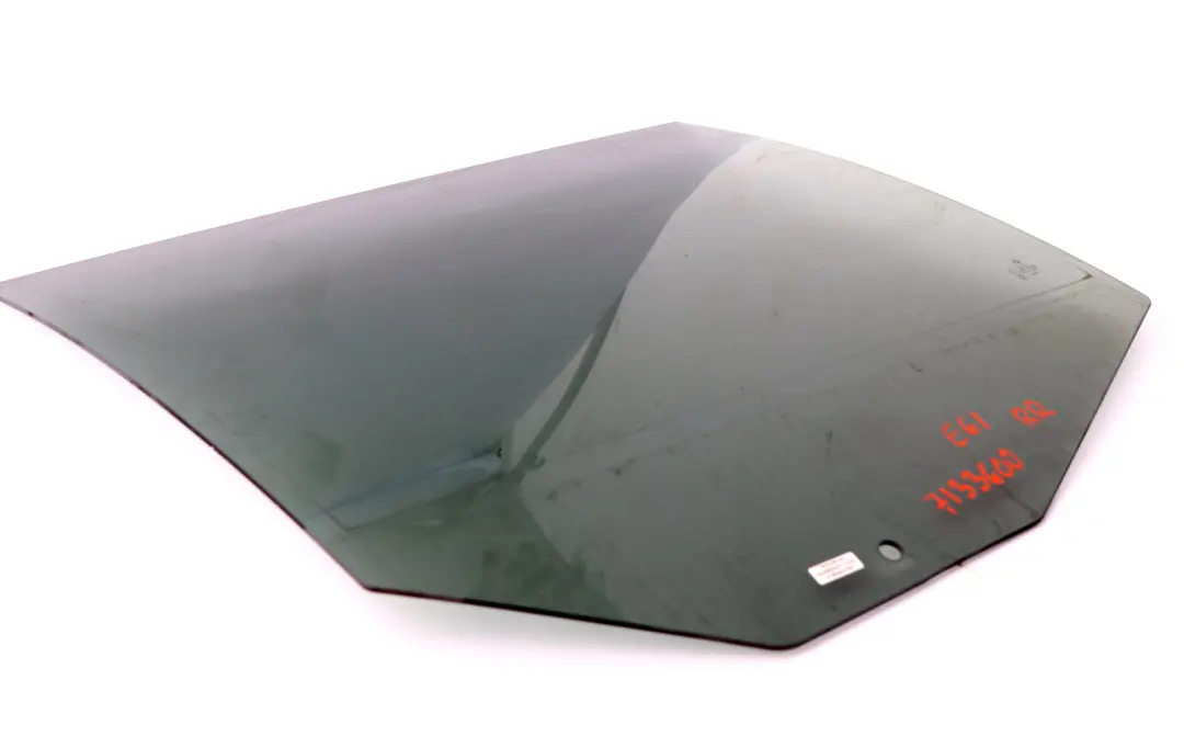 BMW E61 Touring Estate Side Window Green Glass Door Rear Right O/S AS3 - SKU 7133600 - Part number 7133600