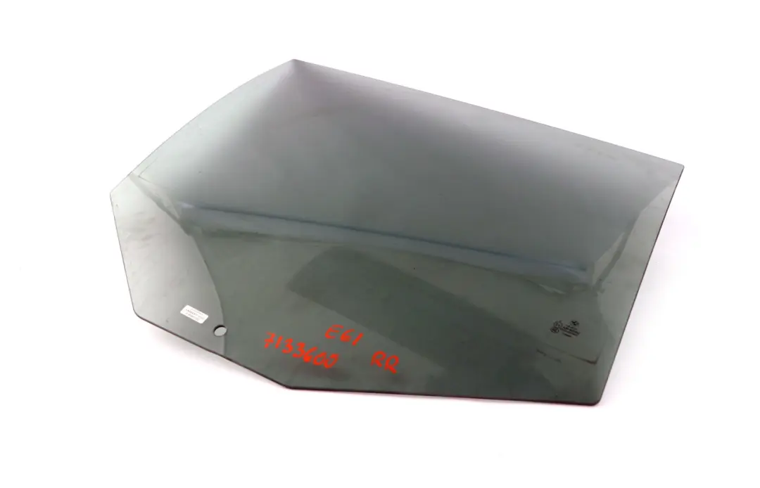 BMW E61 Touring Estate Side Window Green Glass Door Rear Right O/S AS3 - SKU 7133600 - Part number 7133600