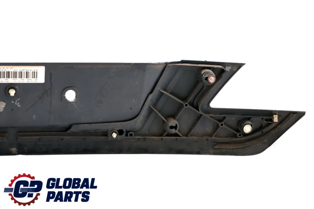 BMW E65 E66 Boot Trunk Lid Finisher Trim Black Sapphire Metallic - SKU 7133637-BS - Part number 7133637