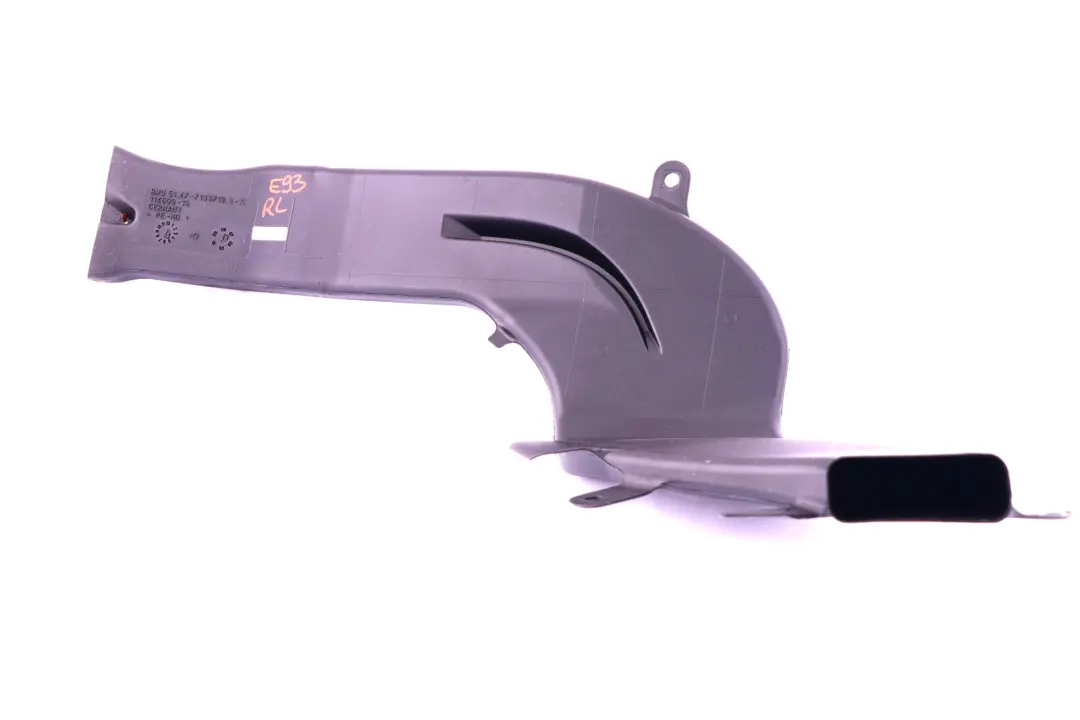 Heater Duct Rear Left N/S to BMW 3 Series E93 LCI with Part number 7133719 BMW 3 Series E93 LCI Heater Duct Rear Left N/S - SKU 7133719 - Part number 7133719