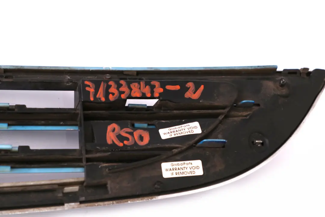 BMW Mini Cooper 2 R50 R52 R53 Front Bumper Grill Gille Bonnet Hyper Blue - SKU 7133847-2 - Part number 7133847