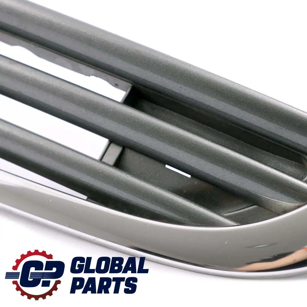 Front Bumper Chrome Grill Gille Bonnet Dark Silver to Mini Cooper R50 R52 with Part number 7133847 Mini Cooper R50 R52 Front Bumper Chrome Grill Gille Bonnet Dark Silver - SKU 7133847-DS - Part number 7133847