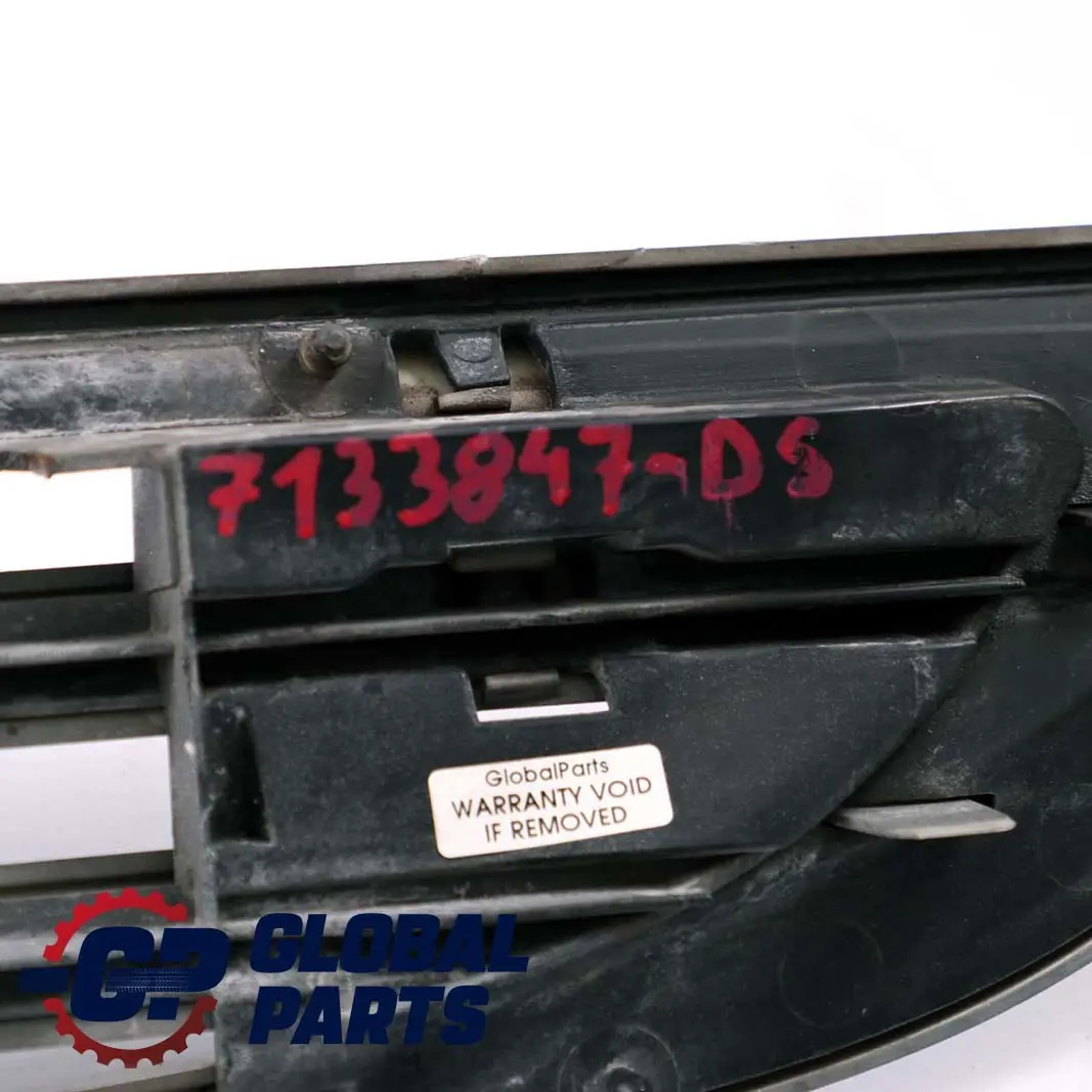Mini Cooper R50 R52 R53 Ziergitter Dark Silver Metallic - SKU 7133847-DS - Teilenummer 7133847