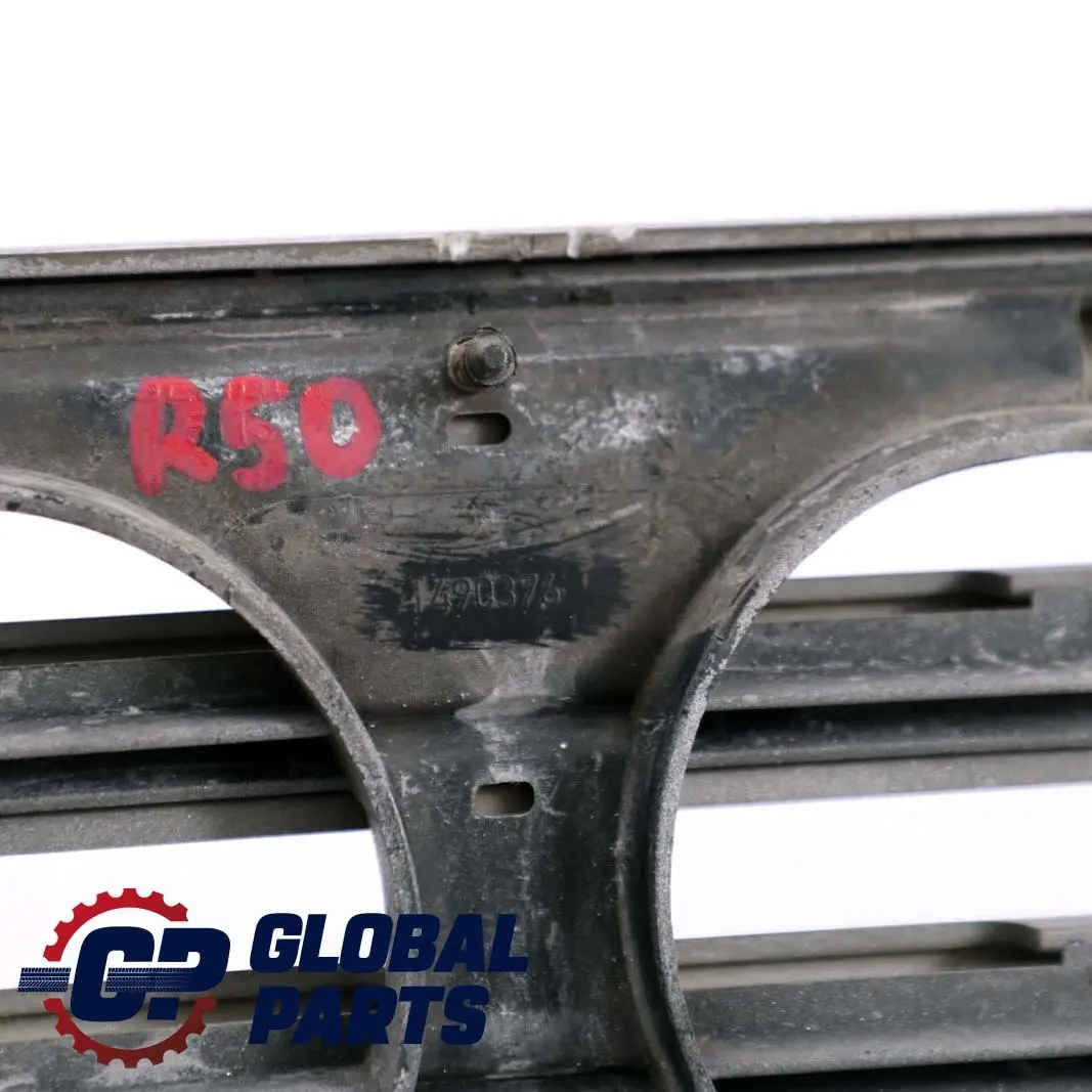 Parachoques Delantero Cromado Parrilla Gille Capo Plata Oscuro para Mini R50 R52 con número de pieza 7133847 Mini R50 R52 Parachoques Delantero Cromado Parrilla Gille Capo Plata Oscuro - SKU 7133847-DS - Número de pieza 7133847