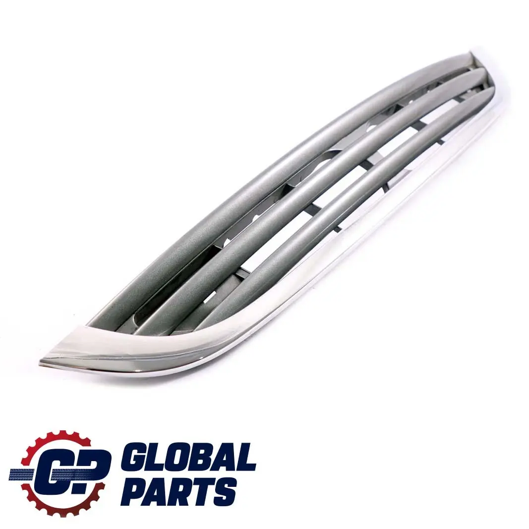 Front Bumper Chrome Grill Gille Bonnet Dark Silver to Mini Cooper R50 R52 with Part number 7133847 Mini Cooper R50 R52 Front Bumper Chrome Grill Gille Bonnet Dark Silver - SKU 7133847-DS - Part number 7133847
