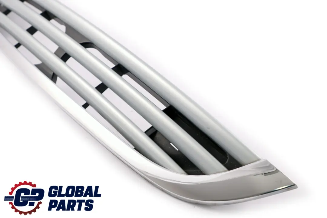 Front Bumper Chrome Grill Gille Bonnet Pure Silver to BMW Mini Cooper R50 R52 with Part number 7133847 BMW Mini Cooper R50 R52 Front Bumper Chrome Grill Gille Bonnet Pure Silver - SKU 7133847-PS - Part number 7133847