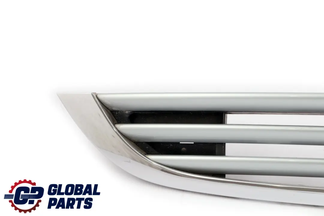 Front Bumper Chrome Grill Gille Bonnet Pure Silver to BMW Mini Cooper R50 R52 with Part number 7133847 BMW Mini Cooper R50 R52 Front Bumper Chrome Grill Gille Bonnet Pure Silver - SKU 7133847-PS - Part number 7133847