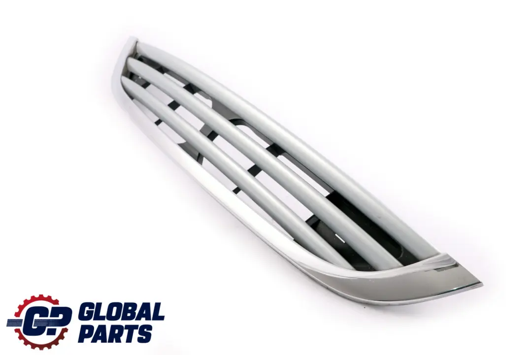 BMW Mini Cooper R50 R52 Front Bumper Chrome Grill Gille Bonnet Pure Silver - SKU 7133847-PS - Part number 7133847