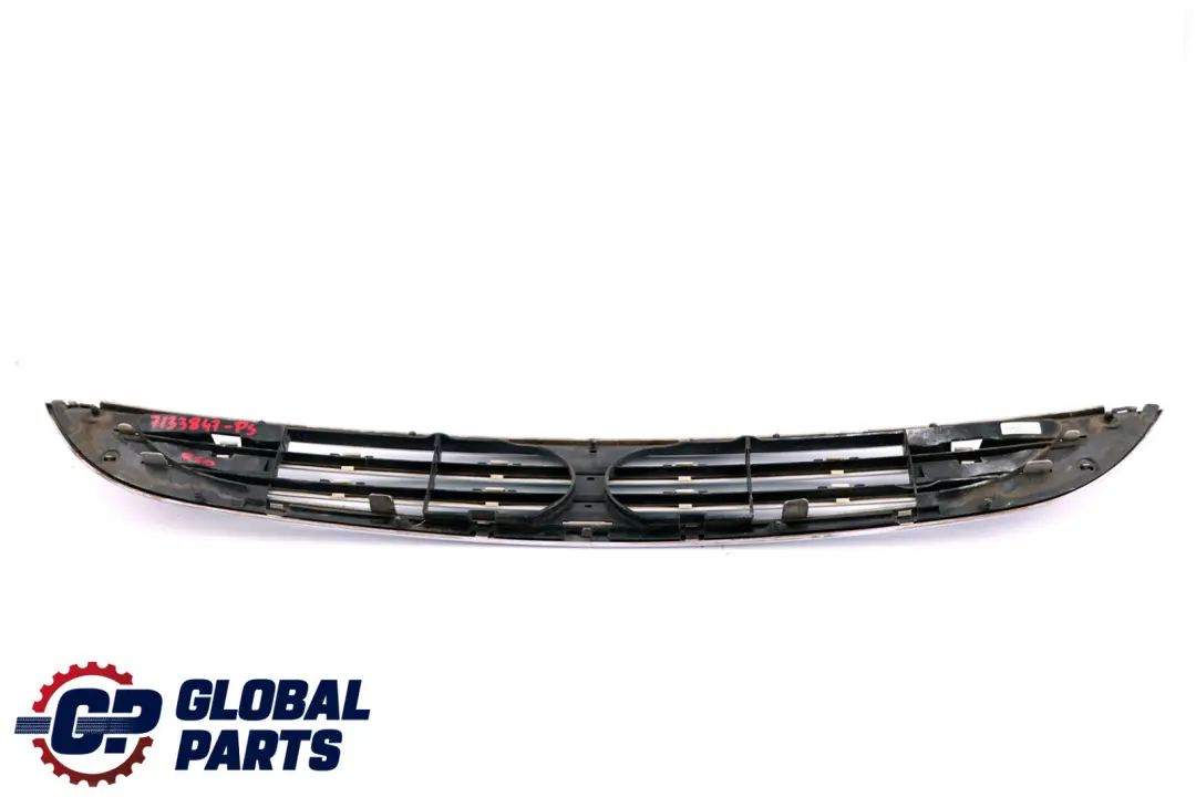 BMW Mini Cooper R50 R52 Front Bumper Chrome Grill Gille Bonnet Pure Silver - SKU 7133847-PS - Part number 7133847