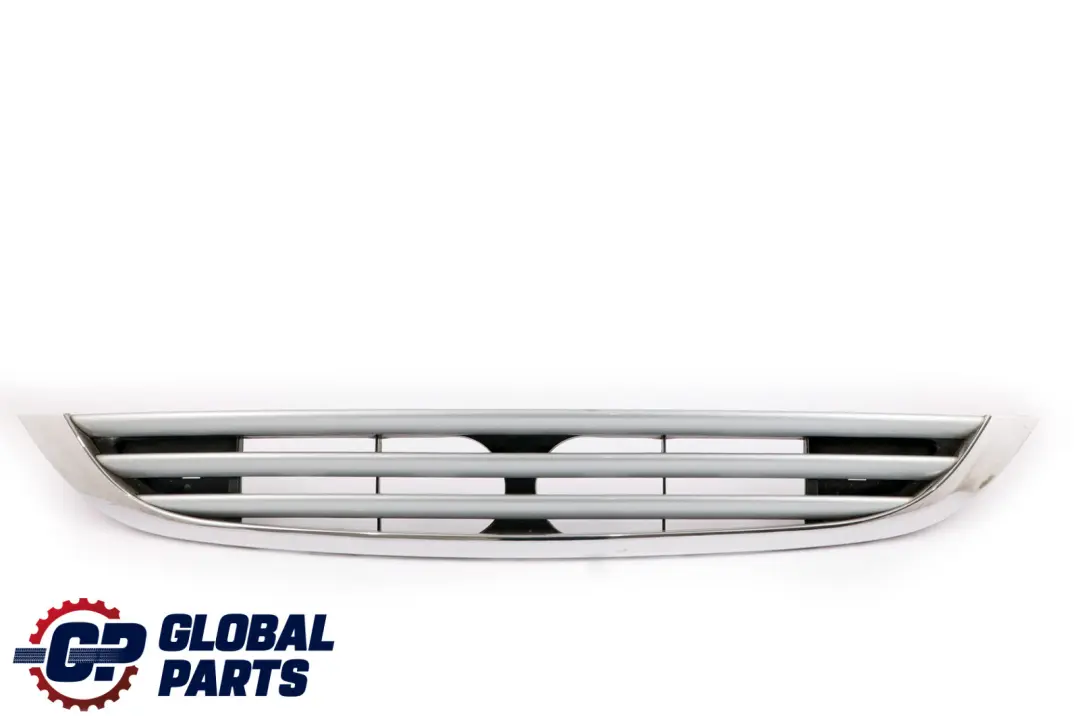 Front Bumper Chrome Grill Gille Bonnet Pure Silver to BMW Mini Cooper R50 R52 with Part number 7133847 BMW Mini Cooper R50 R52 Front Bumper Chrome Grill Gille Bonnet Pure Silver - SKU 7133847-PS - Part number 7133847