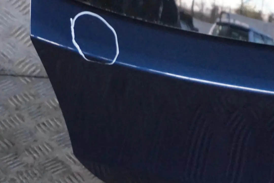 BMW 1 E81 E87 2 Trunk Lid Tailgate Boot Tiefseeblau Deep Sea Blue A76 - SKU 7133898-DSB2 - Part number 7133898