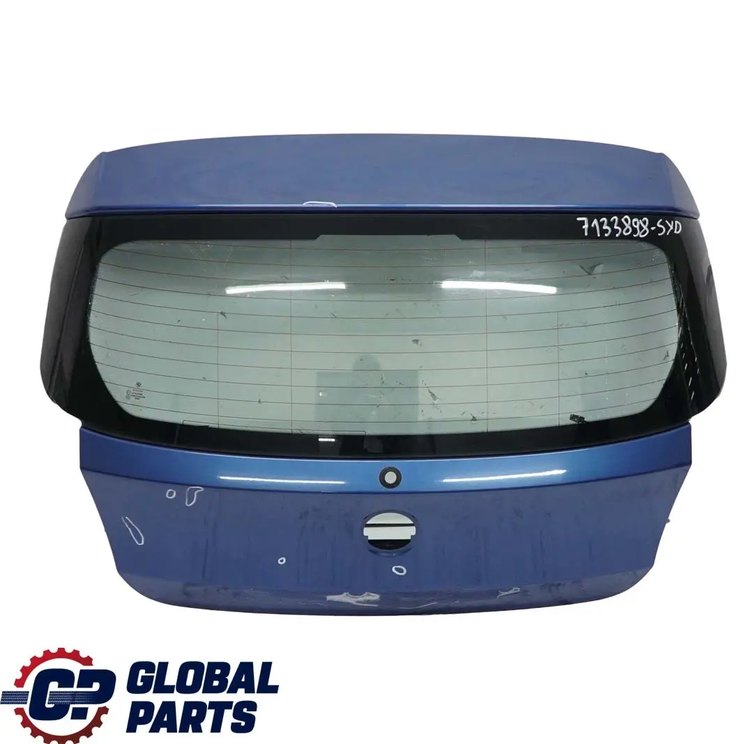 Trunk Lid Tailgate Boot Lid Sydneyblau Sydney Blue Metallic - A19 to BMW 1 E81 E87 with Part number 7133898 BMW 1 E81 E87 Trunk Lid Tailgate Boot Lid Sydneyblau Sydney Blue Metallic - A19 - SKU 7133898-SYD - Part number 7133898