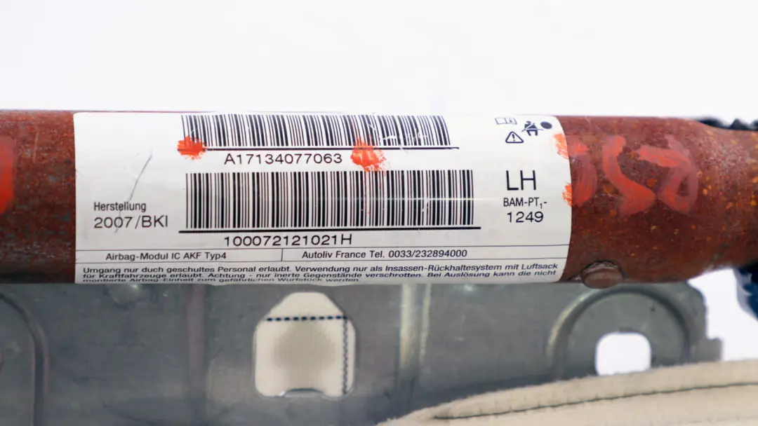 Mini Cooper R56 Cortina Techo Air Modulo Cabeza Pasajero Lado Izquierdo - SKU 7134077 - Número de pieza 7134077