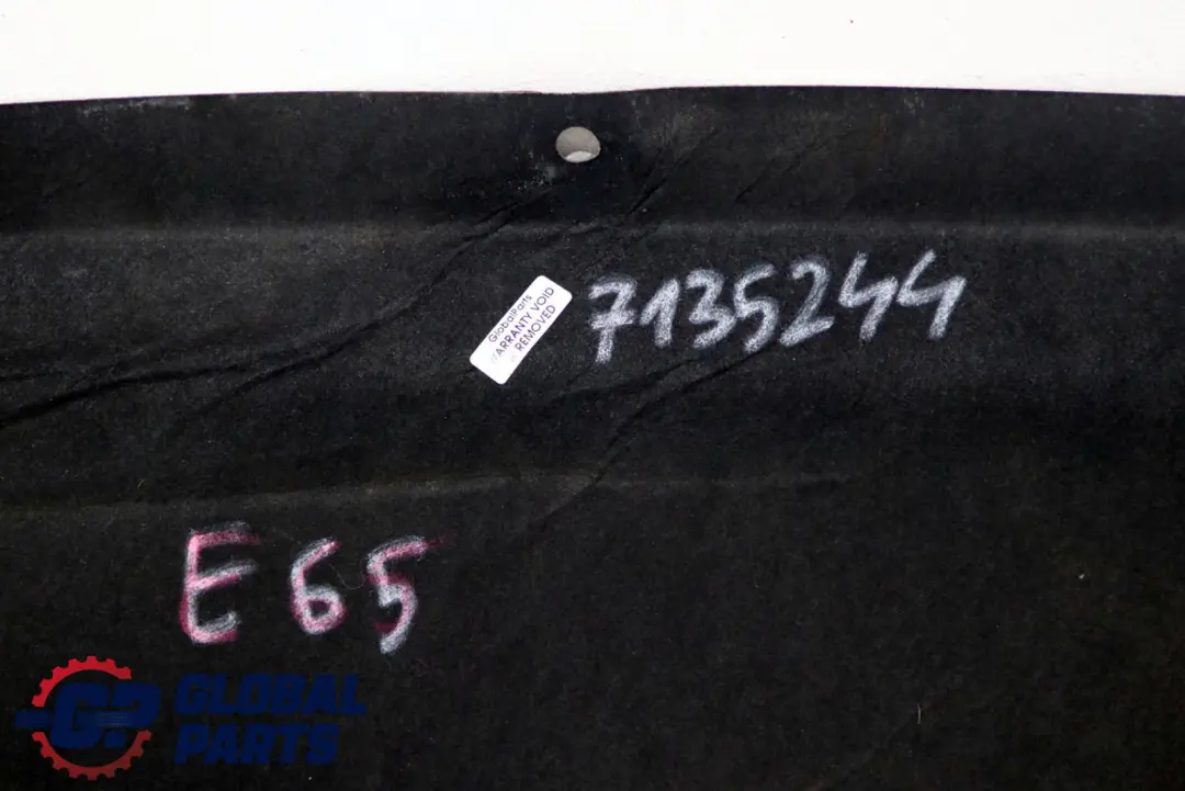 BMW E65 E66 E67 Aislamiento acústico capó motor - SKU 7135244 - Número de pieza 7135244