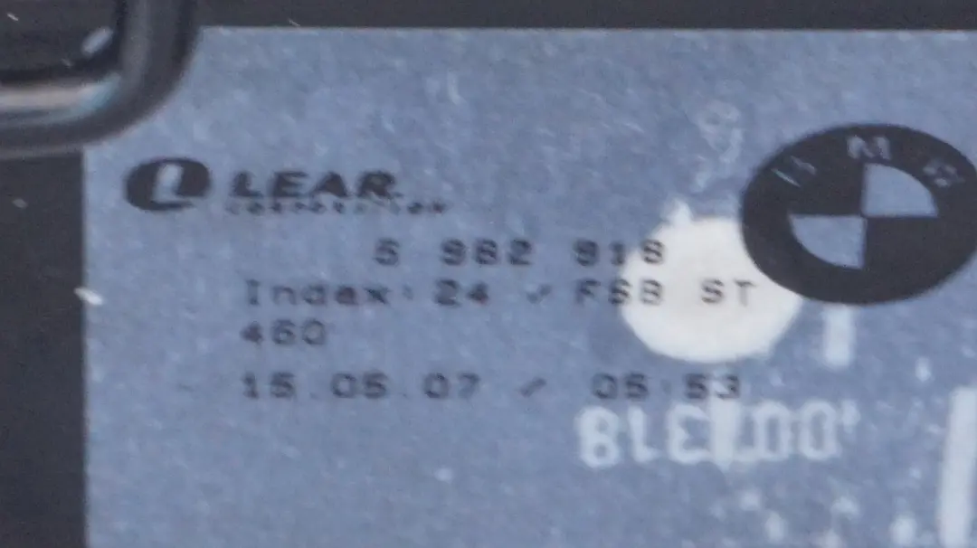 Front Left Seat N/S Backrest Frame Mechanism Carrier to BMW 1 3 Series E81 E82 E92 with Part number 7135545 BMW 1 3 Series E81 E82 E92 Front Left Seat N/S Backrest Frame Mechanism Carrier - SKU 7135545 - Part number 7135545