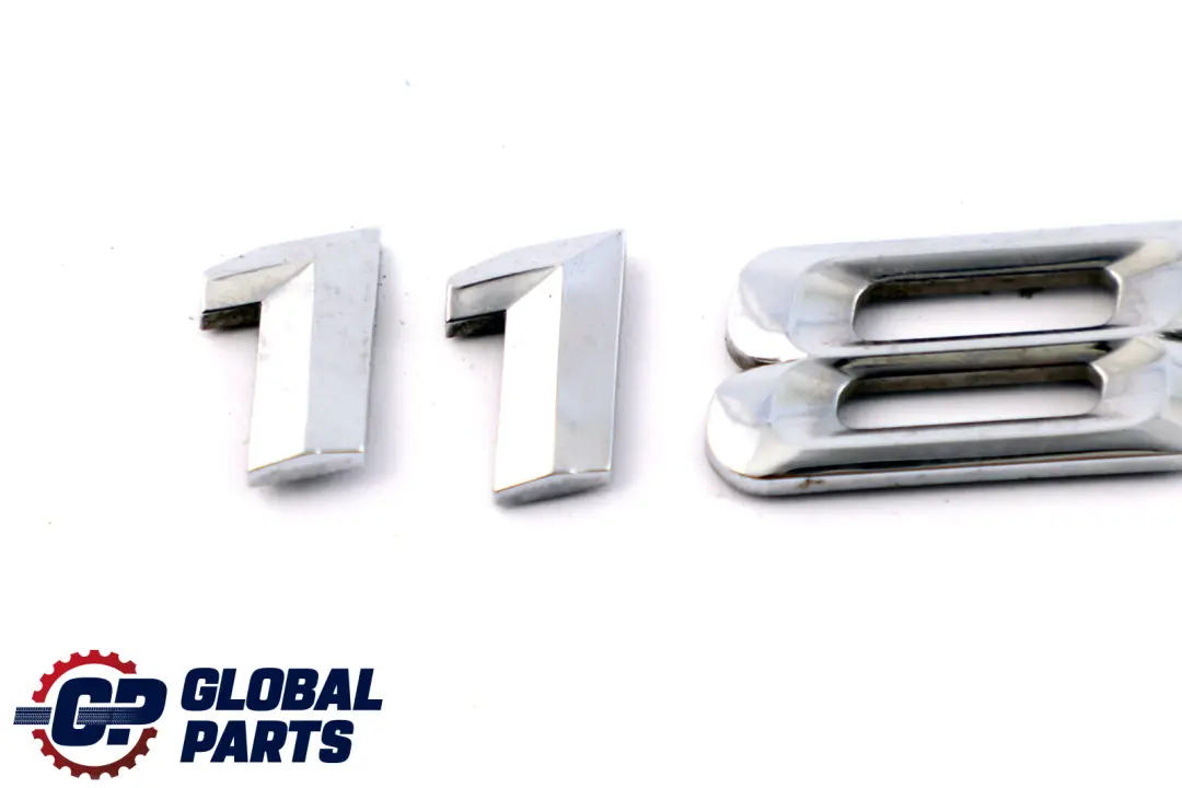 GENUINE BMW 1 Series E81 E87 F20 F21 EMBLEM ADHERED REAR 118i PETROL to with Part number 51147135548 GENUINE BMW 1 Series E81 E87 F20 F21 EMBLEM ADHERED REAR 118i PETROL - SKU 7135548 - Part number 51147135548